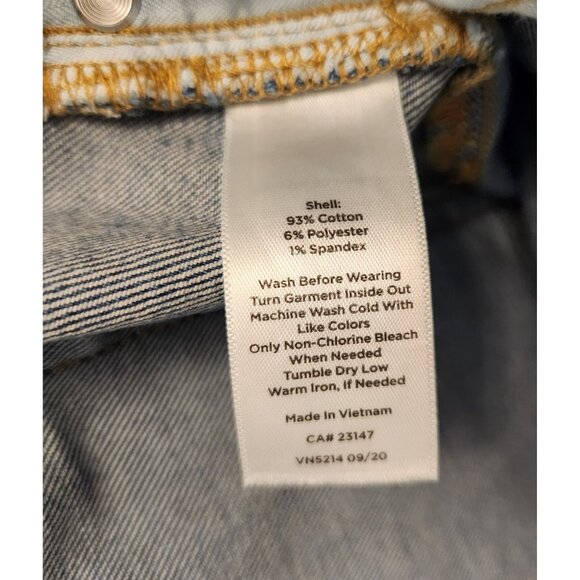 Talbots Jeans Womens 8P Petites Mid-Rise Crop Flare Medium Wash Blue Denim EUC - Picture 14 of 15